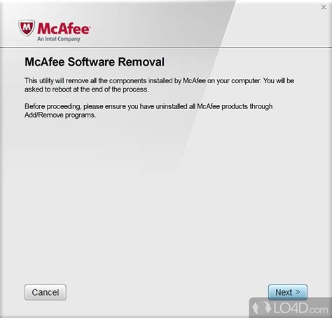 mcafee consumer product removal (mcpr)